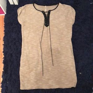 Lace up dress